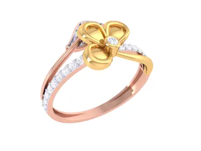 Women Ring MTL 3dm STL OBJ FBX Details 3D print model 21