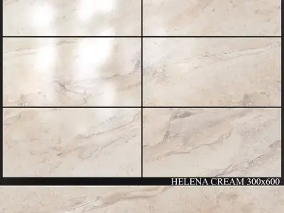 Yurtbay Seramik Helena Cream 300x600 3D model