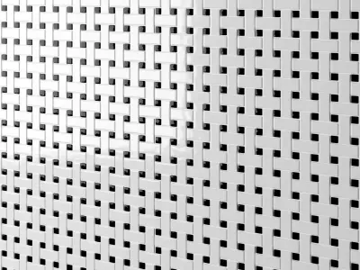 Tiles perforated metal background 3D model