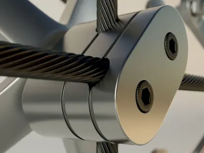 Glazing Spider - kIt 3D model