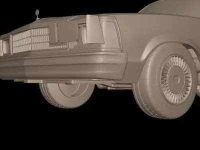 CHEVROLET MALIBU CLASSIC 1981 TWO DOORS   3D print model