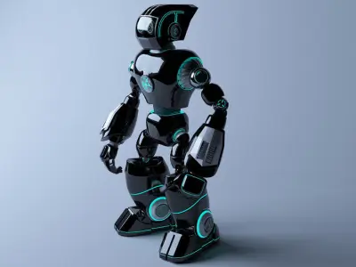 Space Robot 2 3D model