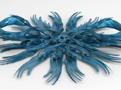 Sci fi Leisure exterior flower 3 3D model
