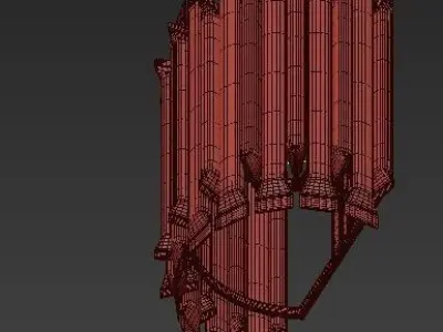 MATHENY WALL LAMP by DELIGHTFULL Copper 3D model