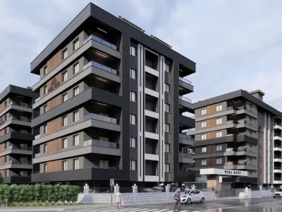 4 Block Big Site Project 3D model