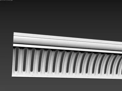 Decorative Ceilling Lighting Plaster 3D model