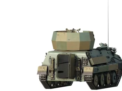 Type 63 armoured personnel carrier with turret 3D model