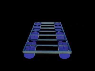 Floating docks  3D model
