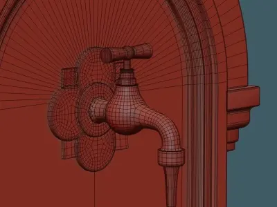 Wall Fountain 3D model