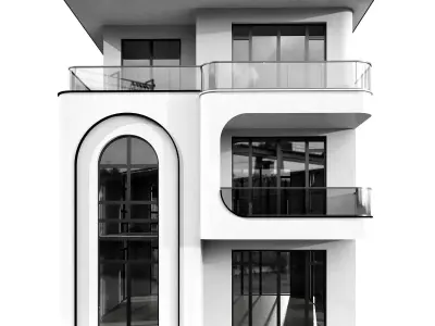 Modern House No41 A 3D model