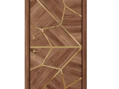 Entrance door set201 3D model