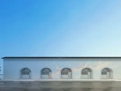 Chinese style cave 3D model