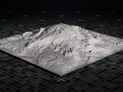 Volcano version 3 3D model