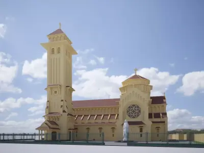 Northern Gate Church Hanoi  3D model