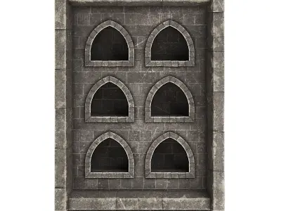 Dungeon Wall 3D model buy