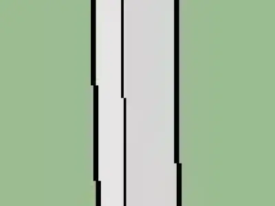 Picket Fence Pack Low-poly 3D model