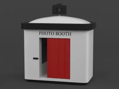 Photo Booth 3D model