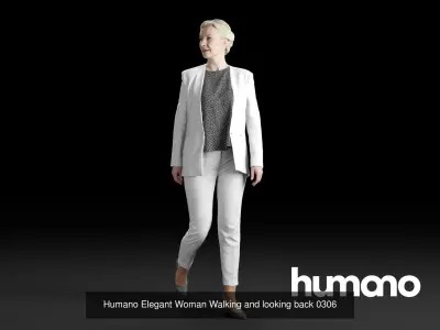 Humano 5-Pack - PEOPLE - TALKING - GROUP - 5x 3D models 03C