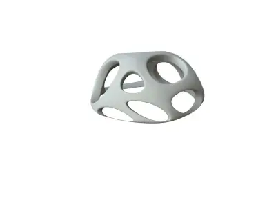 SciFi Cube Object No 51771 Low Poly Shape Low-poly 3D model