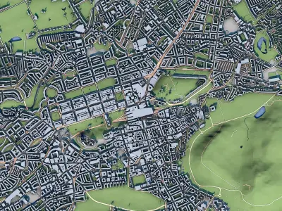 Edinburgh City Scotland 3D model