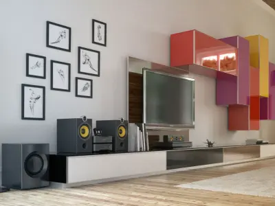 Archmodels vol 144 - living room furniture and appliances 3D model