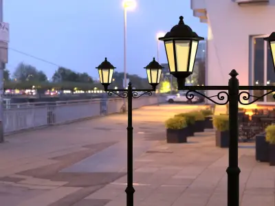 street light Low-poly 3D model shop