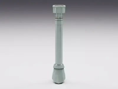 HVAC Stack 01 Low-poly 3D model