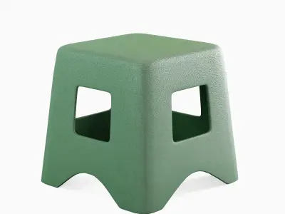 Plastic Stool 04 3D model