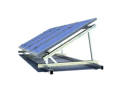 Solar Panels 3 Types 3D model