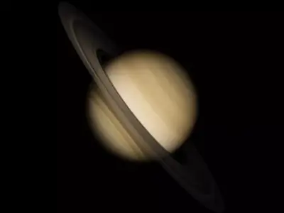 Saturn rings of 3D model