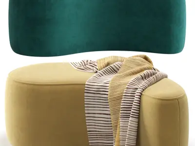 Pouffe Cork 7 Colors Version divan ru 3D model