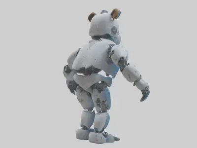 Robot version of a robot bear model 3D model