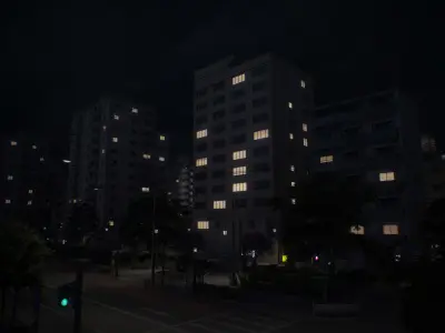 Japan - 8 blocks - 34 Buildings 3D model