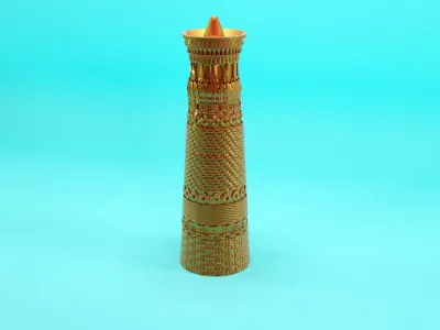Minaret Kalyan  and Madrasa Poi Kalon 3d model 3D print model