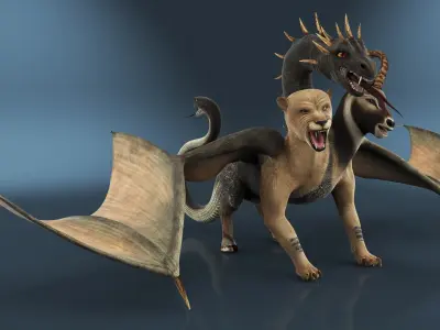  Mythical Chimera Creature 