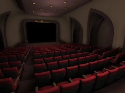 oldTheatre virtual hollywood Free 3D model