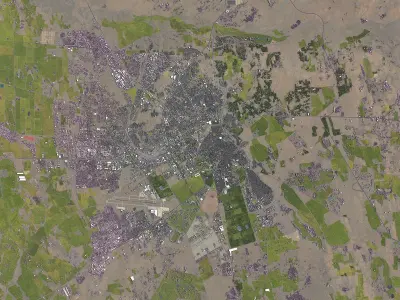 Marrakesh - 3D City Model Low-poly 3D model