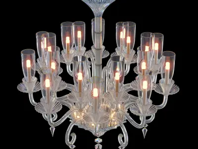  MILLE NUITS CHANDELIER 18L HSH 3D model