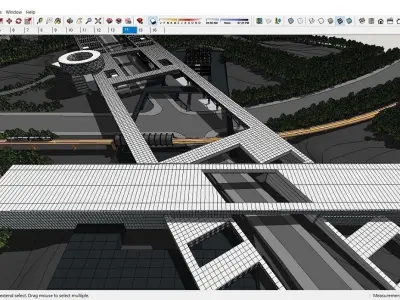 Sketchup Cultral Center J3 3D model