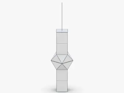 1512 - Hanging Lamp Low-poly 3D model