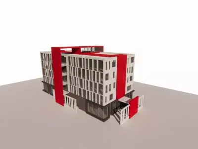 Building Hospital 3D model