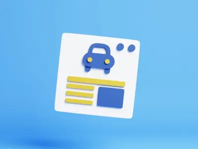 Asset For Travel App includes lighting setup 3D model