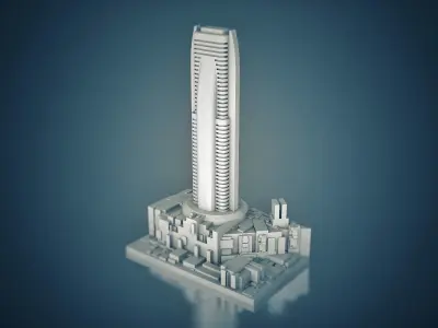 Sci-fi Diorama 3D print model