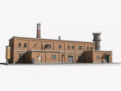 Factory xx1 Low-poly 3D model purchase
