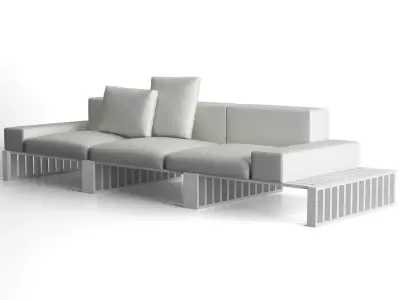 Docks modern sofa 3D model