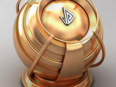 VRAY SHADER---METAL---Electrum 90 Texture