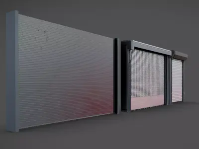 Rolling Gates Low-poly 3D model