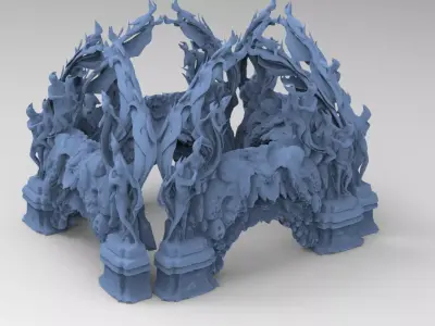 Catacombs of France gateway 1 3D model