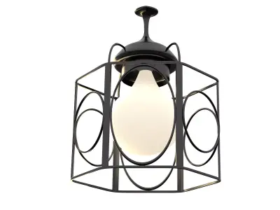 Ceiling lamp 3D model 2