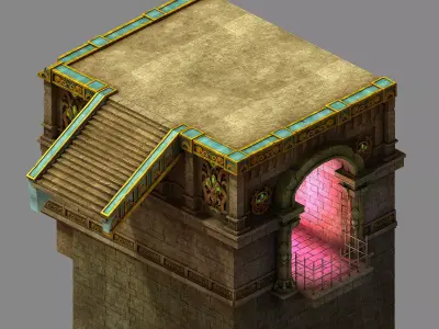 Funeral Land - Platform 3D model